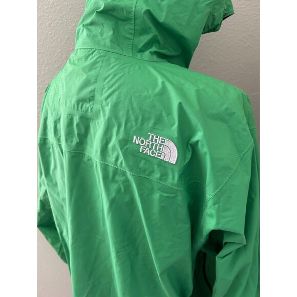 The North Face Hyvent 2.5L Women M Green Windbreaker Rain Coat Waterproof - Picture 6 of 7